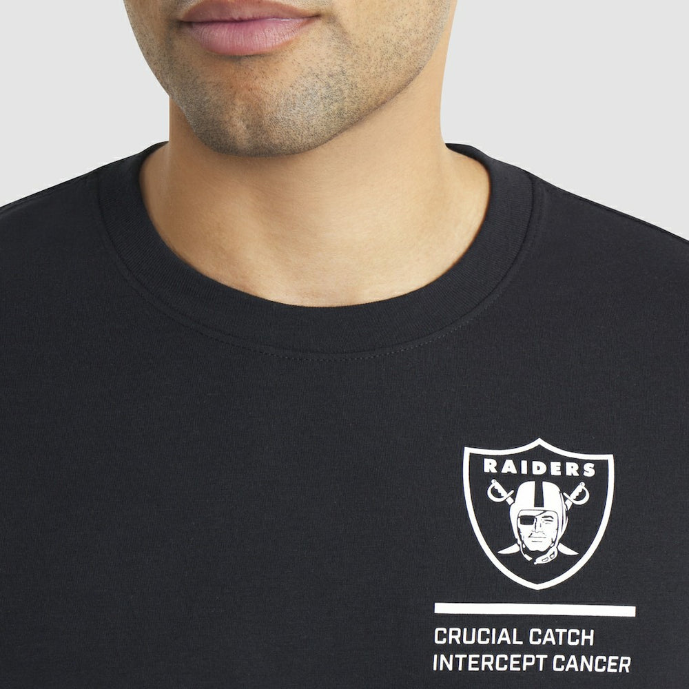Las Vegas Raiders 2025 NFL Crucial Catch Tri-Blend Dri-FIT T-Shirt Black - Nike