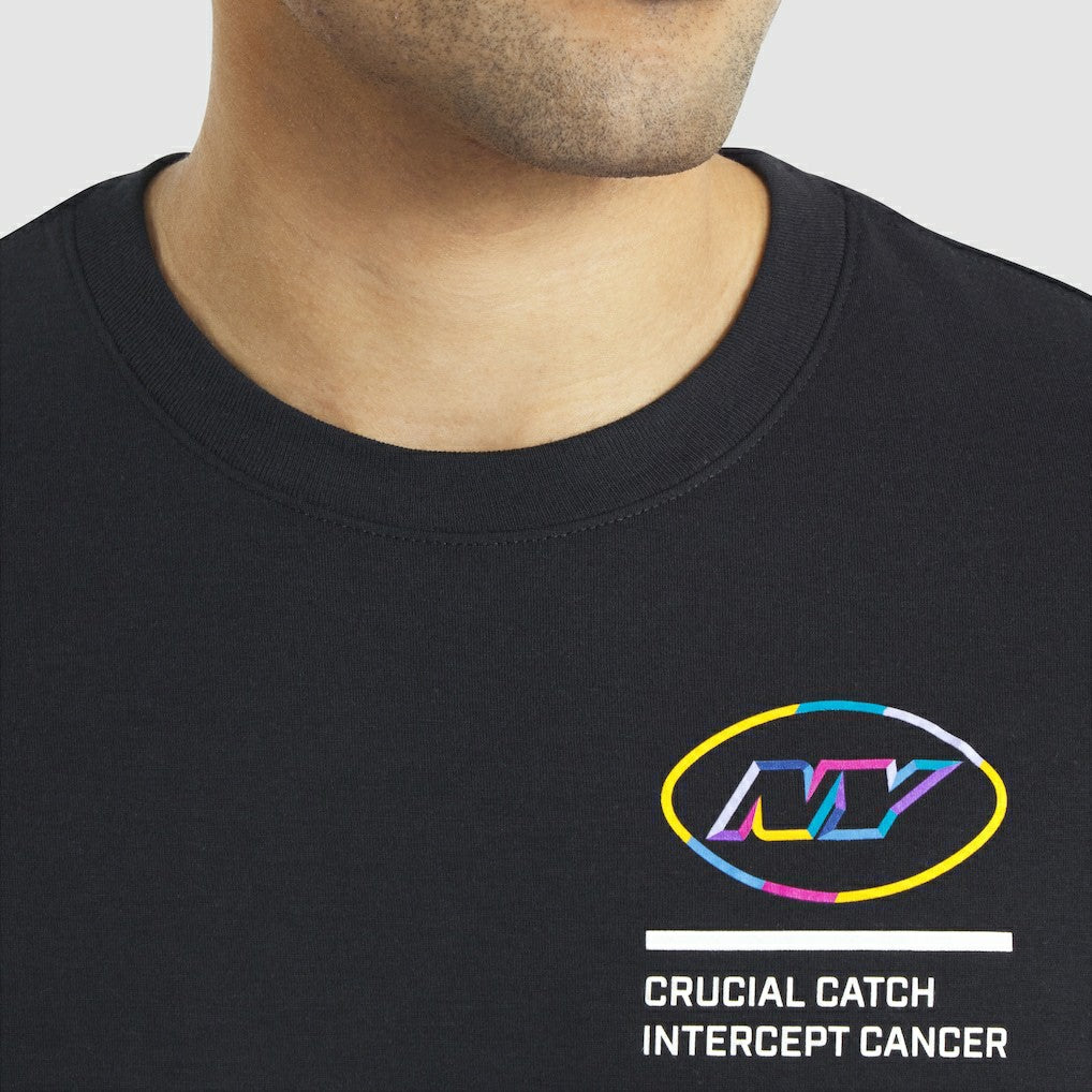 New York Jets 2025 NFL Crucial Catch Tri-Blend Dri-FIT T-Shirt Black - Nike