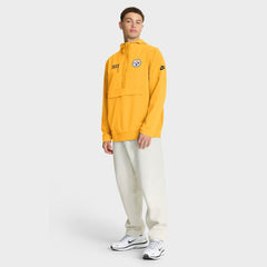 Pittsburgh Steelers 1933 Sideline Alt Pack Anorak Half-Zip Hoodie Jacket Gold - Nike