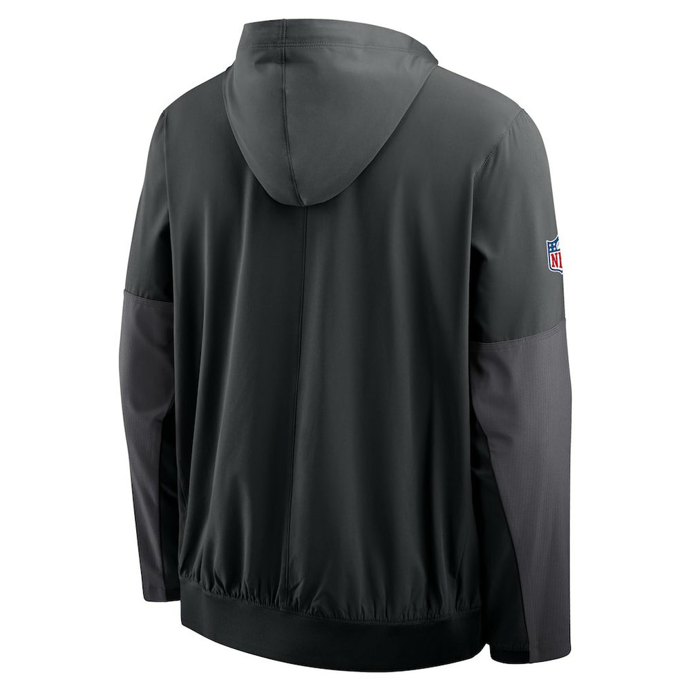 Las Vegas Raiders Sideline Anorak Half-Zip Hoodie Jacket Black - Nike