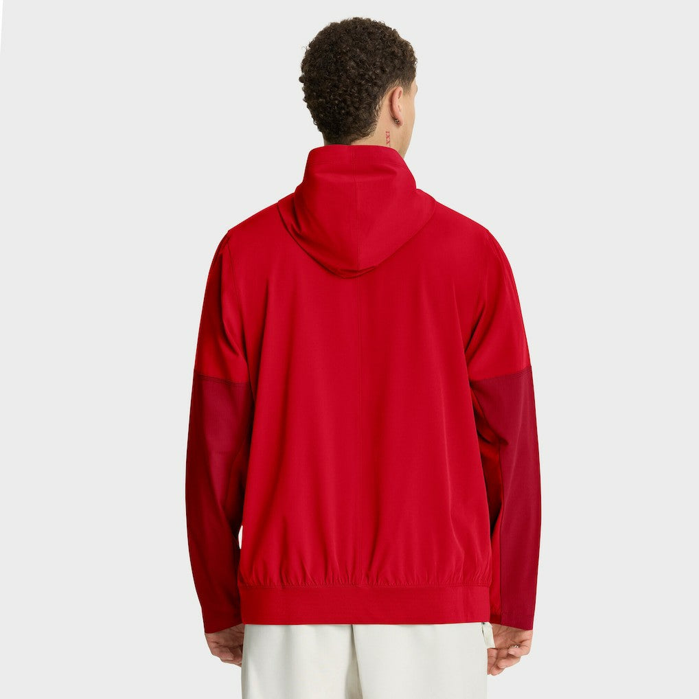 Kansas City Chiefs Sideline Anorak Half-Zip Hoodie Jacket Red - Nike