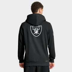 Las Vegas Raiders Sideline Standard Issue Utility Player Dri-FIT Full-Zip Hoodie Black - Nike