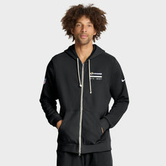 Los Angeles Rams Sideline Standard Issue Utility Player Dri-FIT Full-Zip Hoodie Black - Nike