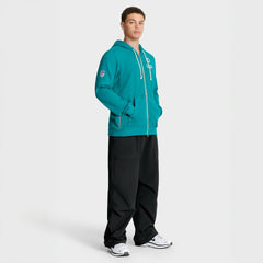 Miami Dolphins Sideline Standard Issue Utility Player Dri-FIT Full-Zip Hoodie Aqua - Nike
