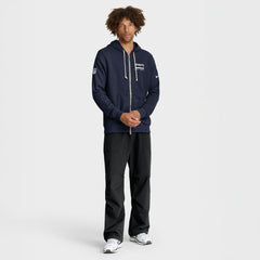 New England Patriots Sideline Standard Issue Utility Player Dri-FIT Full-Zip Hoodie Navy - Nike