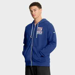 New York Giants Sideline Standard Issue Utility Player Dri-FIT Full-Zip Hoodie Royal - Nike