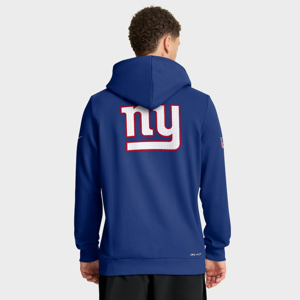 New York Giants Sideline Standard Issue Utility Player Dri-FIT Full-Zip Hoodie Royal - Nike
