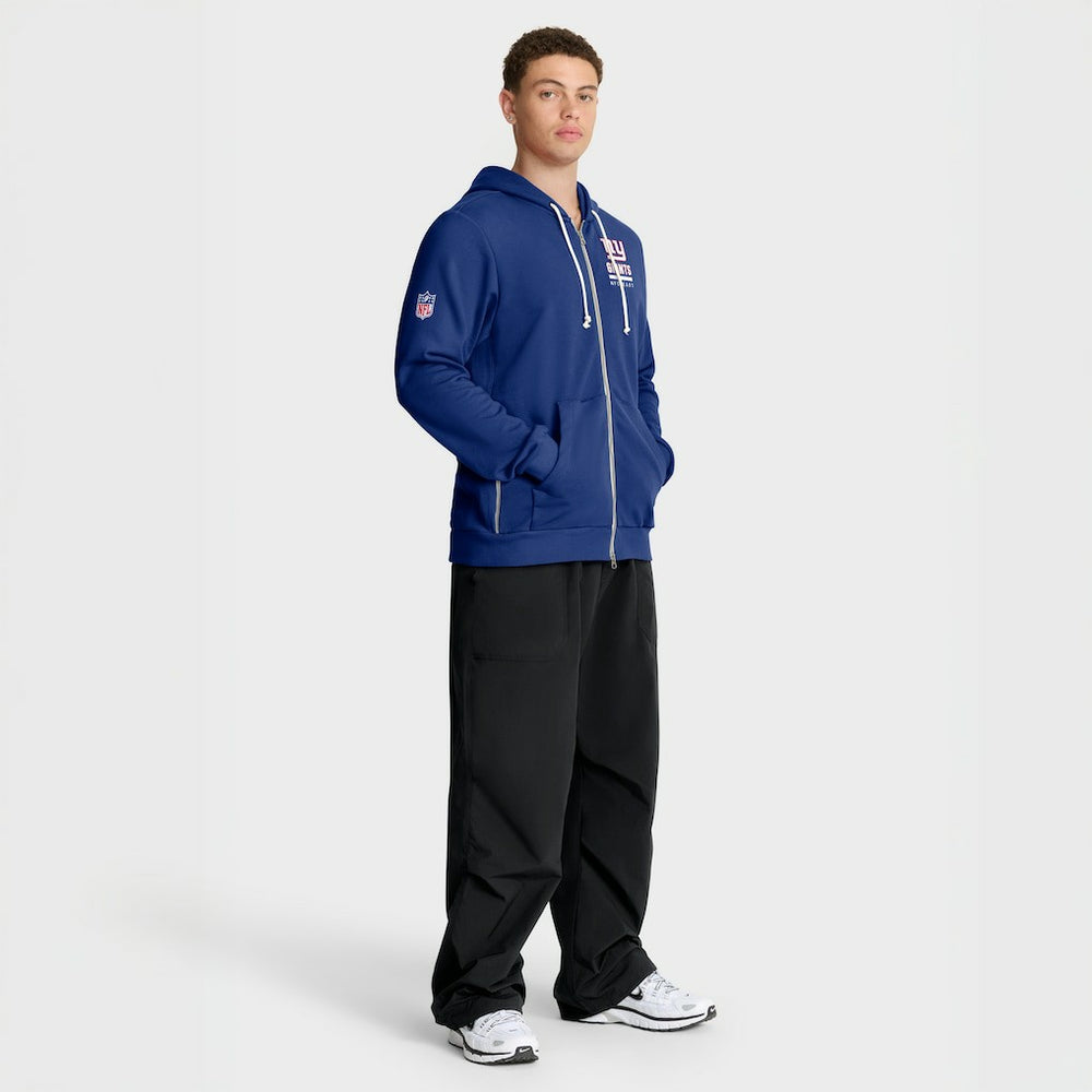 New York Giants Sideline Standard Issue Utility Player Dri-FIT Full-Zip Hoodie Royal - Nike