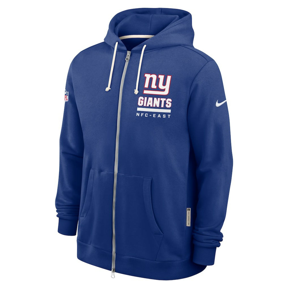 New York Giants Sideline Standard Issue Utility Player Dri-FIT Full-Zip Hoodie Royal - Nike