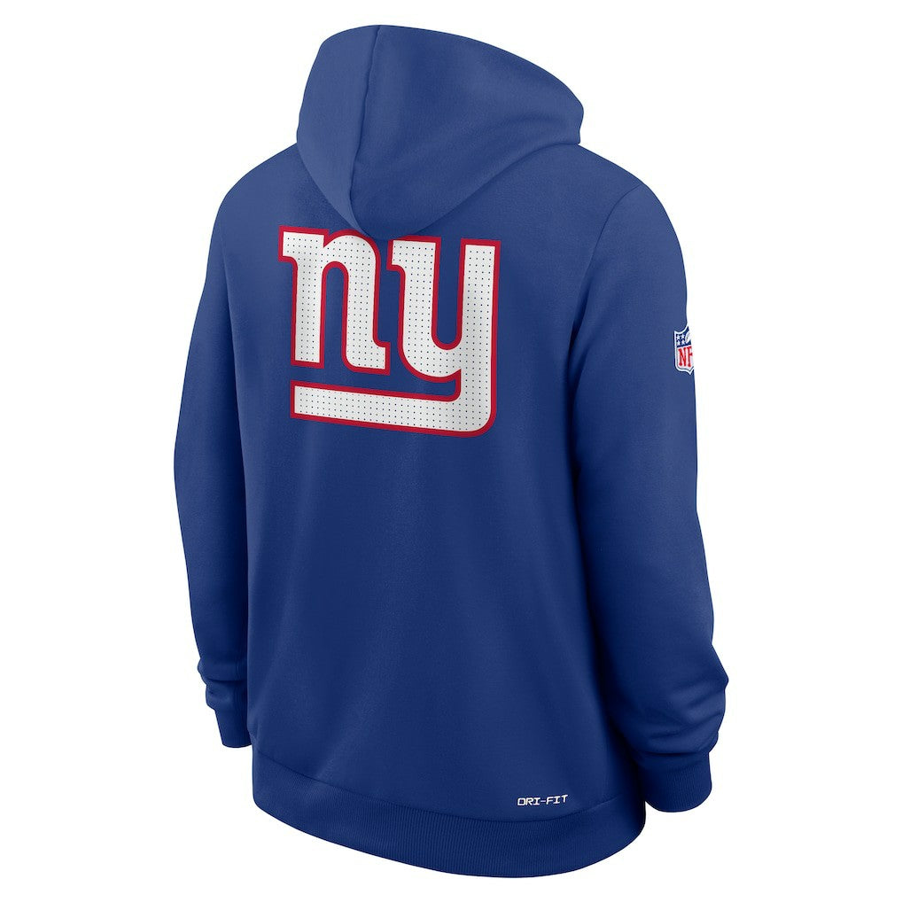 New York Giants Sideline Standard Issue Utility Player Dri-FIT Full-Zip Hoodie Royal - Nike