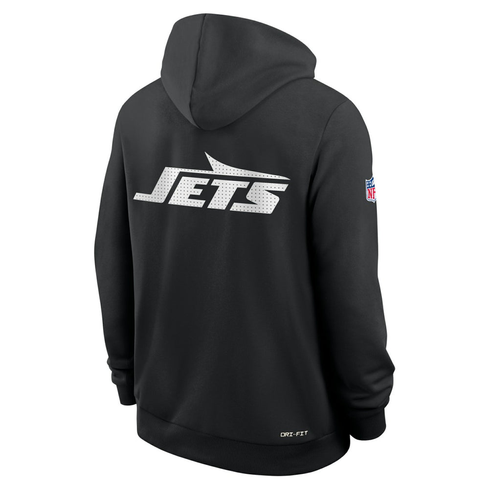 New York Jets Sideline Standard Issue Utility Player Dri-FIT Full-Zip Hoodie Black - Nike