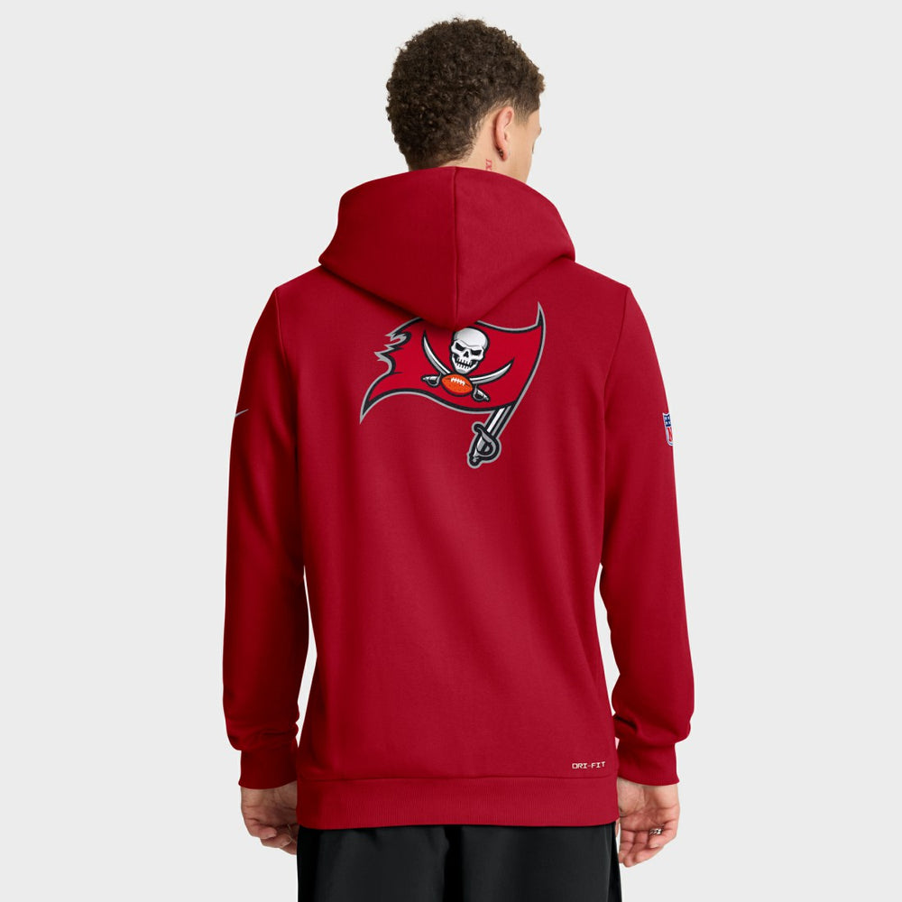 Tampa Bay Buccaneers Sideline Standard Issue Utility Player Dri-FIT Full-Zip Hoodie Red - Nike
