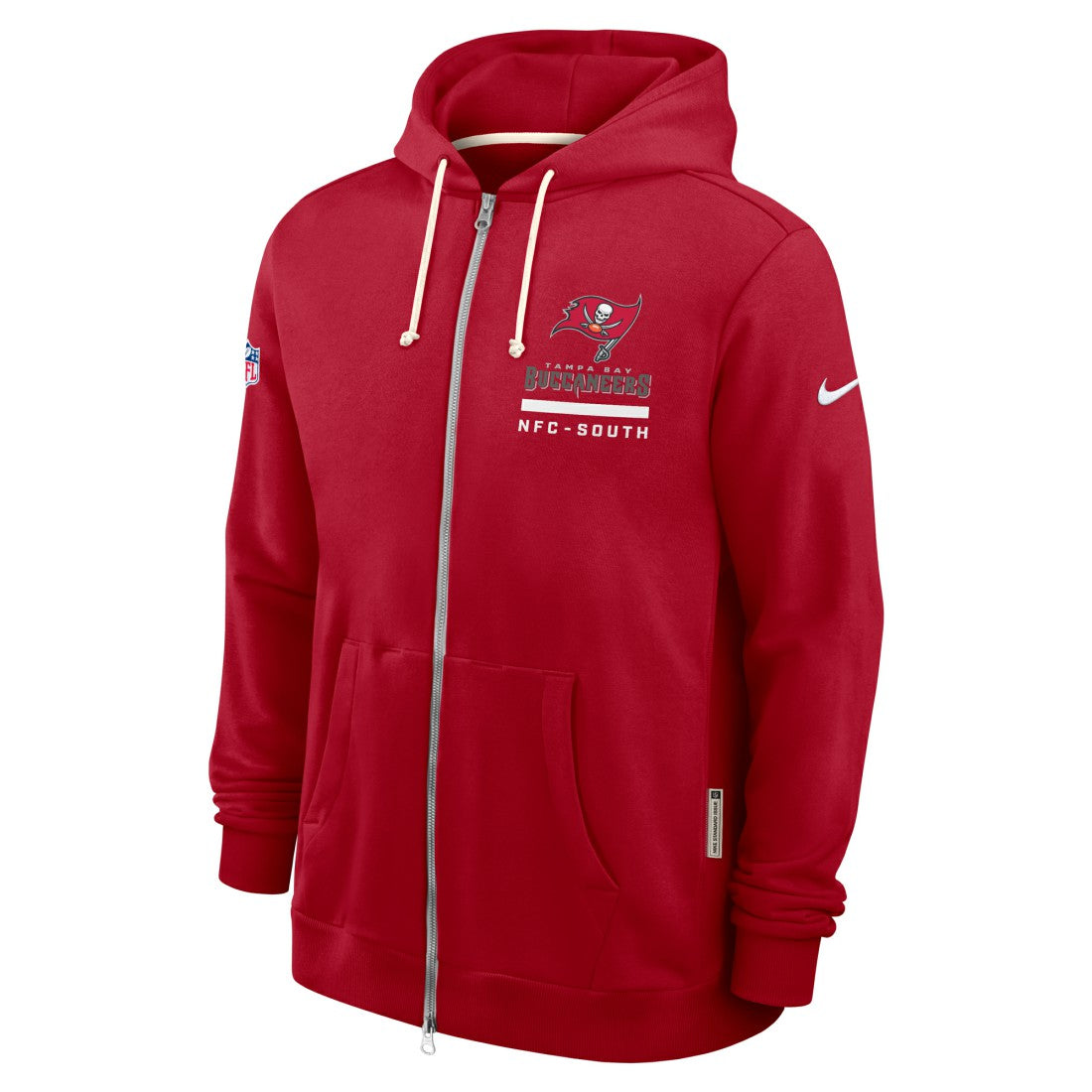 Tampa Bay Buccaneers Sideline Standard Issue Utility Player Dri-FIT Full-Zip Hoodie Red - Nike