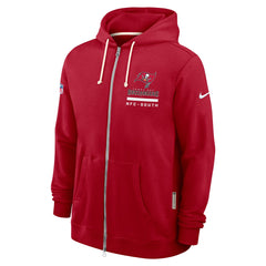 Tampa Bay Buccaneers Sideline Standard Issue Utility Player Dri-FIT Full-Zip Hoodie Red - Nike