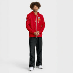 Kansas City Chiefs Sideline Standard Issue Utility Player Dri-FIT Full-Zip Hoodie Red - Nike