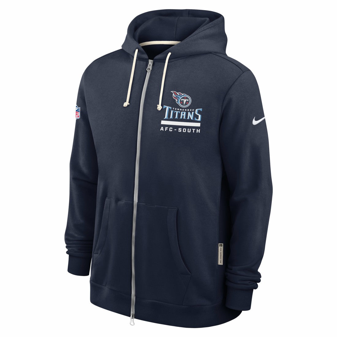 Tennessee Titans Sideline Standard Issue Utility Player Dri-FIT Full-Zip Hoodie Navy - Nike
