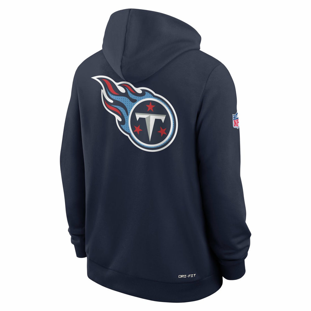 Tennessee Titans Sideline Standard Issue Utility Player Dri-FIT Full-Zip Hoodie Navy - Nike