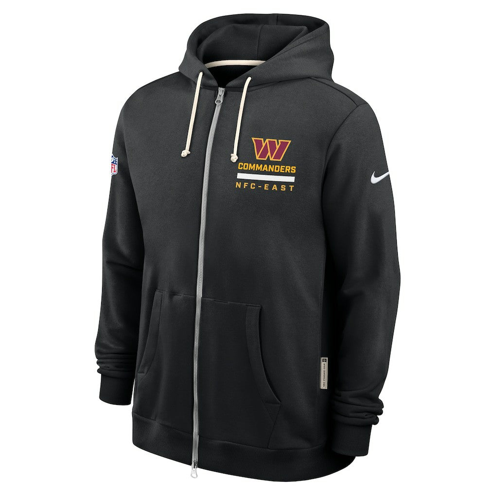 Washington Commanders Sideline Standard Issue Utility Player Dri-FIT Full-Zip Hoodie Black - Nike
