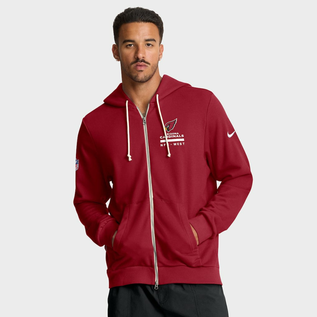 Arizona Cardinals Sideline Standard Issue Utility Player Dri-FIT Full-Zip Hoodie Cardinal - Nike