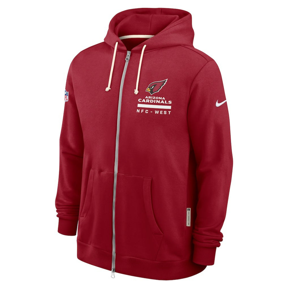 Arizona Cardinals Sideline Standard Issue Utility Player Dri-FIT Full-Zip Hoodie Cardinal - Nike