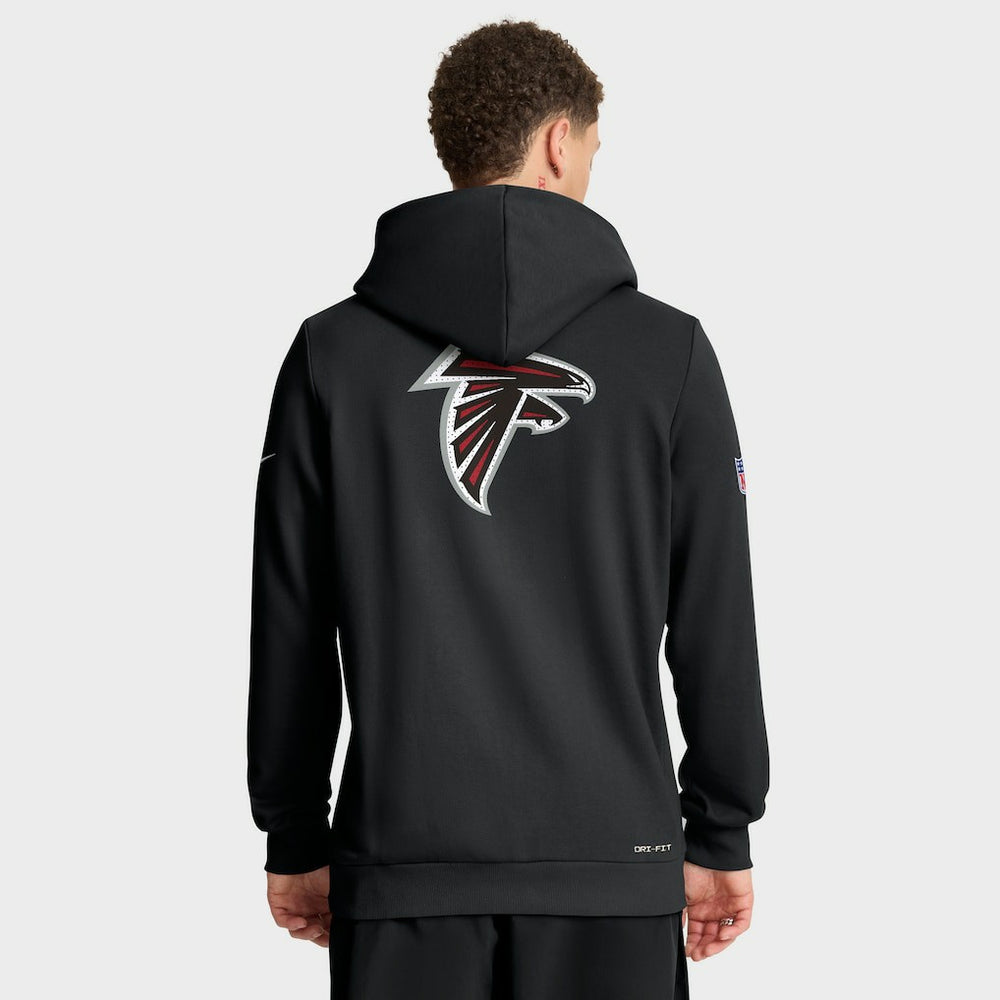 Atlanta Falcons Sideline Standard Issue Utility Player Dri-FIT Full-Zip Hoodie Black - Nike