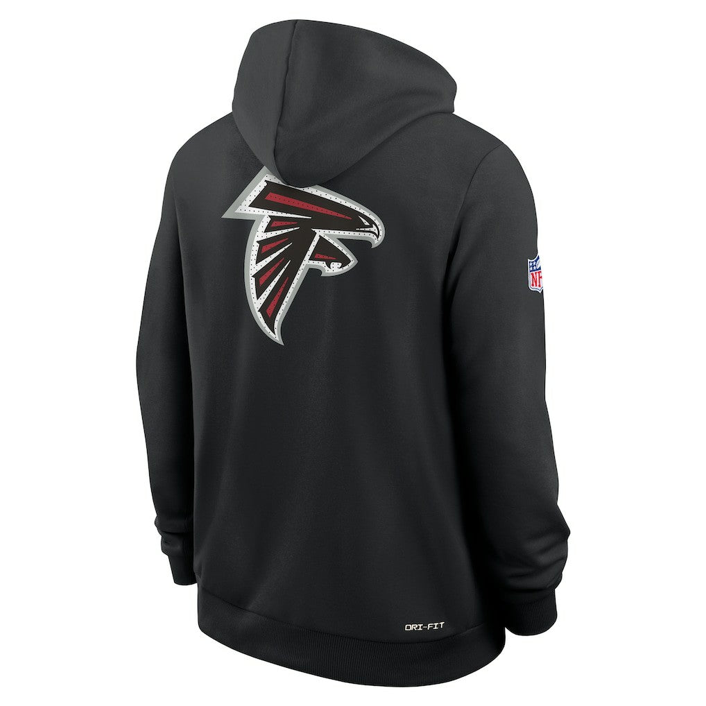 Atlanta Falcons Sideline Standard Issue Utility Player Dri-FIT Full-Zip Hoodie Black - Nike