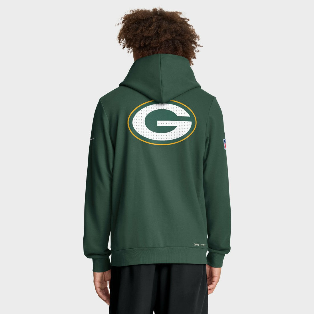 Green Bay Packers Sideline Standard Issue Utility Player Dri-FIT Full-Zip Hoodie Green - Nike