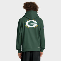 Green Bay Packers Sideline Standard Issue Utility Player Dri-FIT Full-Zip Hoodie Green - Nike