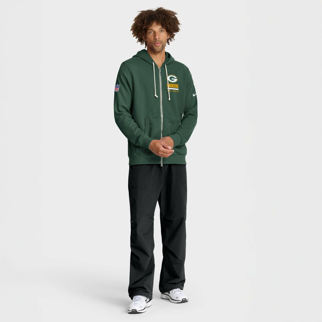 Green Bay Packers Sideline Standard Issue Utility Player Dri-FIT Full-Zip Hoodie Green - Nike