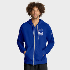 Buffalo Bills Sideline Standard Issue Utility Player Dri-FIT Full-Zip Hoodie Royal - Nike