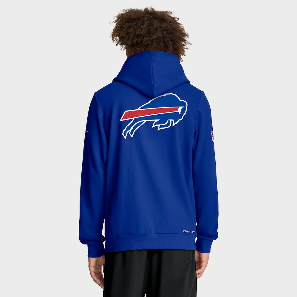 Buffalo Bills Sideline Standard Issue Utility Player Dri-FIT Full-Zip Hoodie Royal - Nike