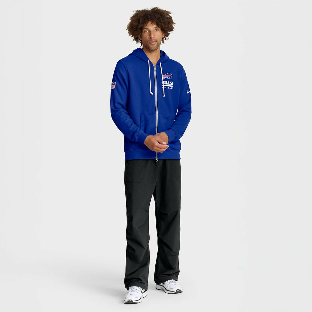 Buffalo Bills Sideline Standard Issue Utility Player Dri-FIT Full-Zip Hoodie Royal - Nike