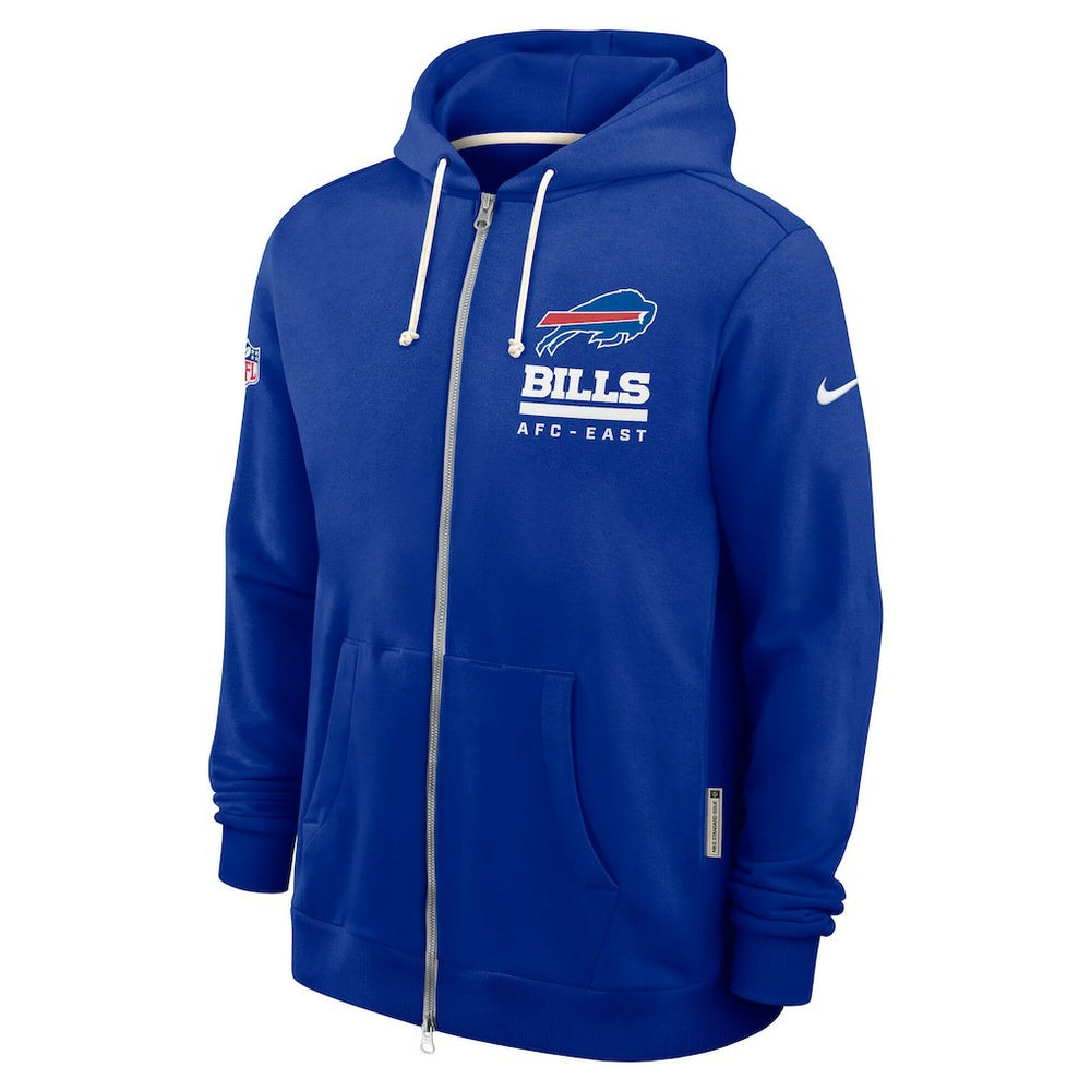 Buffalo Bills Sideline Standard Issue Utility Player Dri-FIT Full-Zip Hoodie Royal - Nike