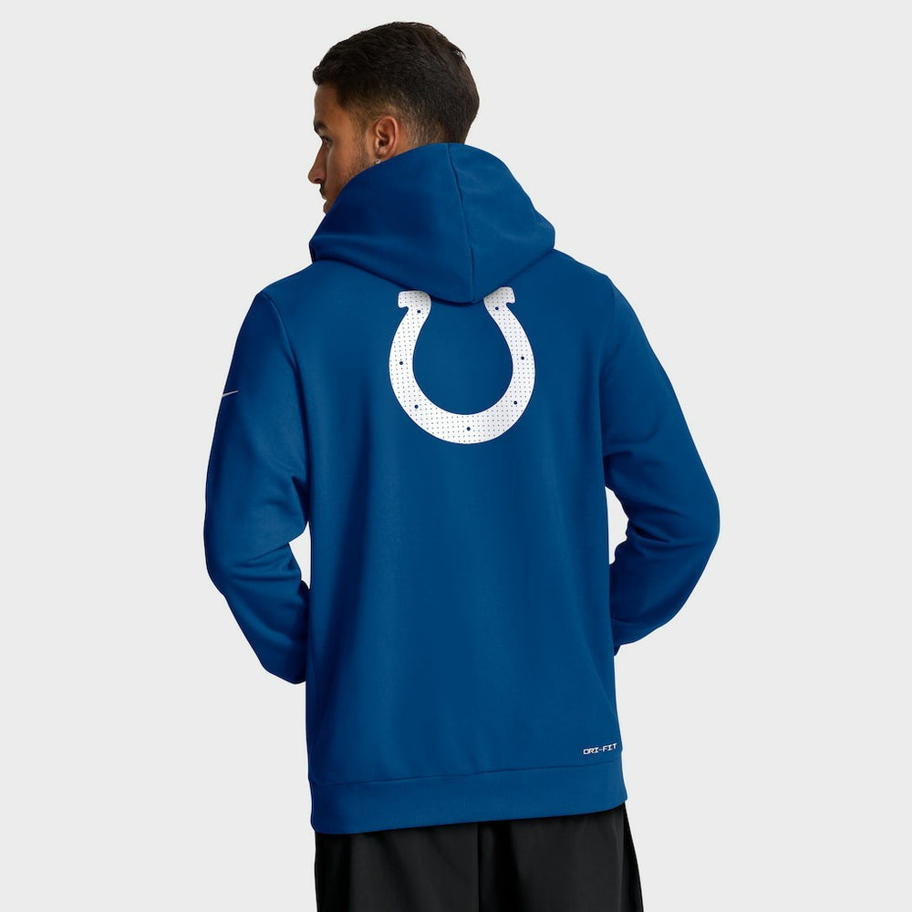 Indianapolis Colts Sideline Standard Issue Utility Player Dri-FIT Full-Zip Hoodie Royal - Nike