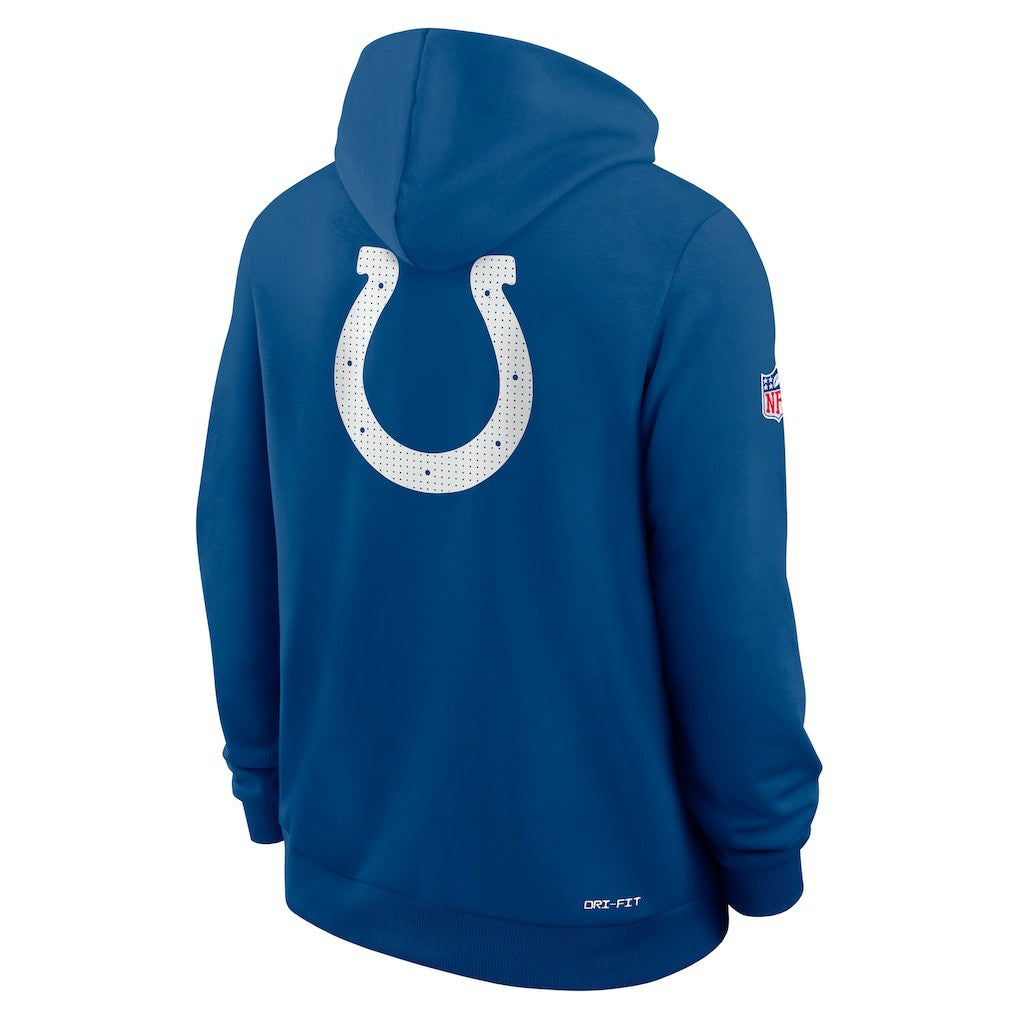Indianapolis Colts Sideline Standard Issue Utility Player Dri-FIT Full-Zip Hoodie Royal - Nike