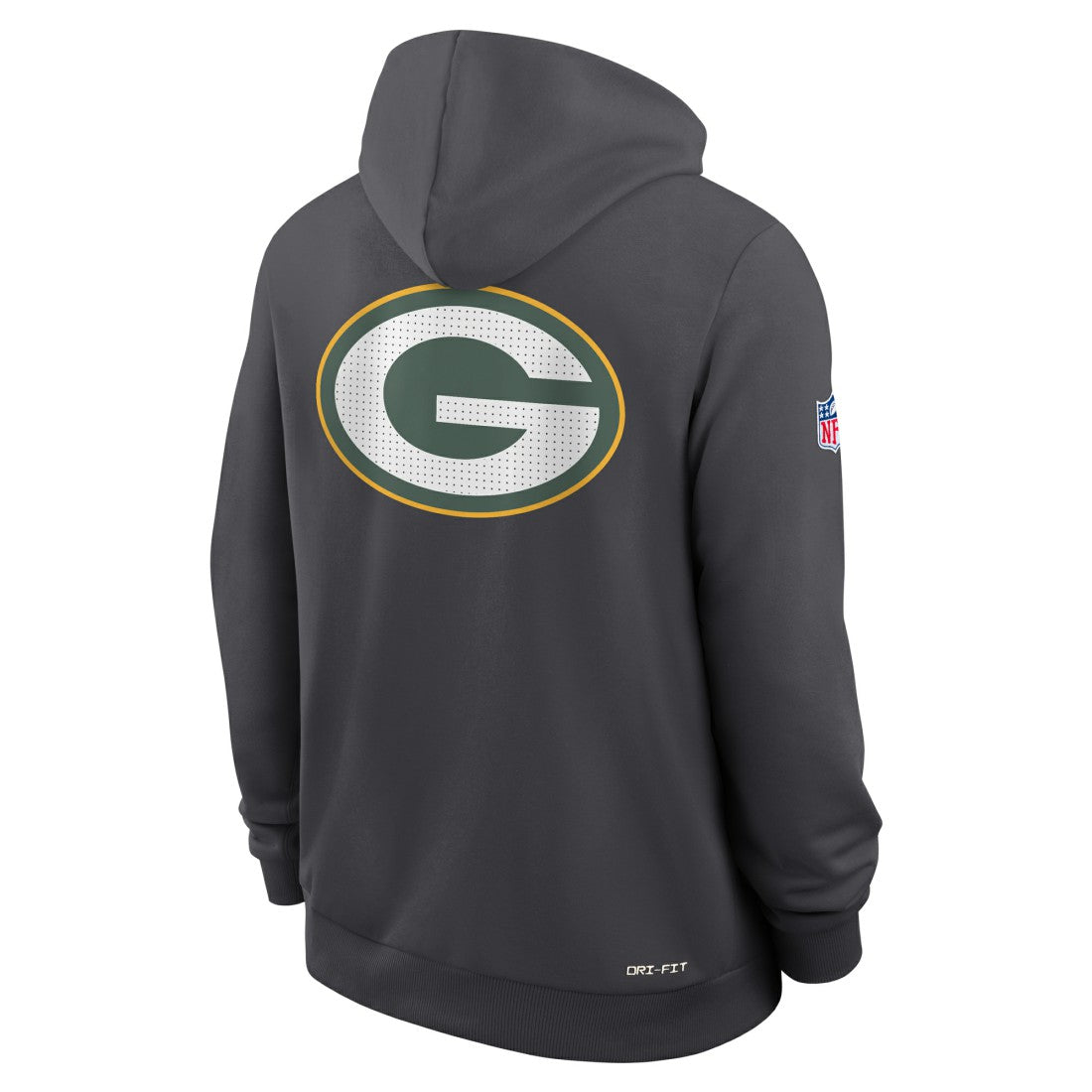 Green Bay Packers Sideline Standard Issue Utility Player Dri-FIT Full-Zip Hoodie Anthracite - Nike