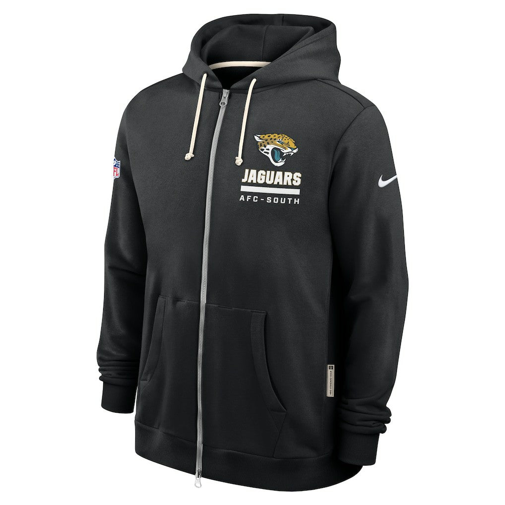 Jacksonville Jaguars Sideline Standard Issue Utility Player Dri-FIT Full-Zip Hoodie Black - Nike