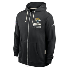 Jacksonville Jaguars Sideline Standard Issue Utility Player Dri-FIT Full-Zip Hoodie Black - Nike