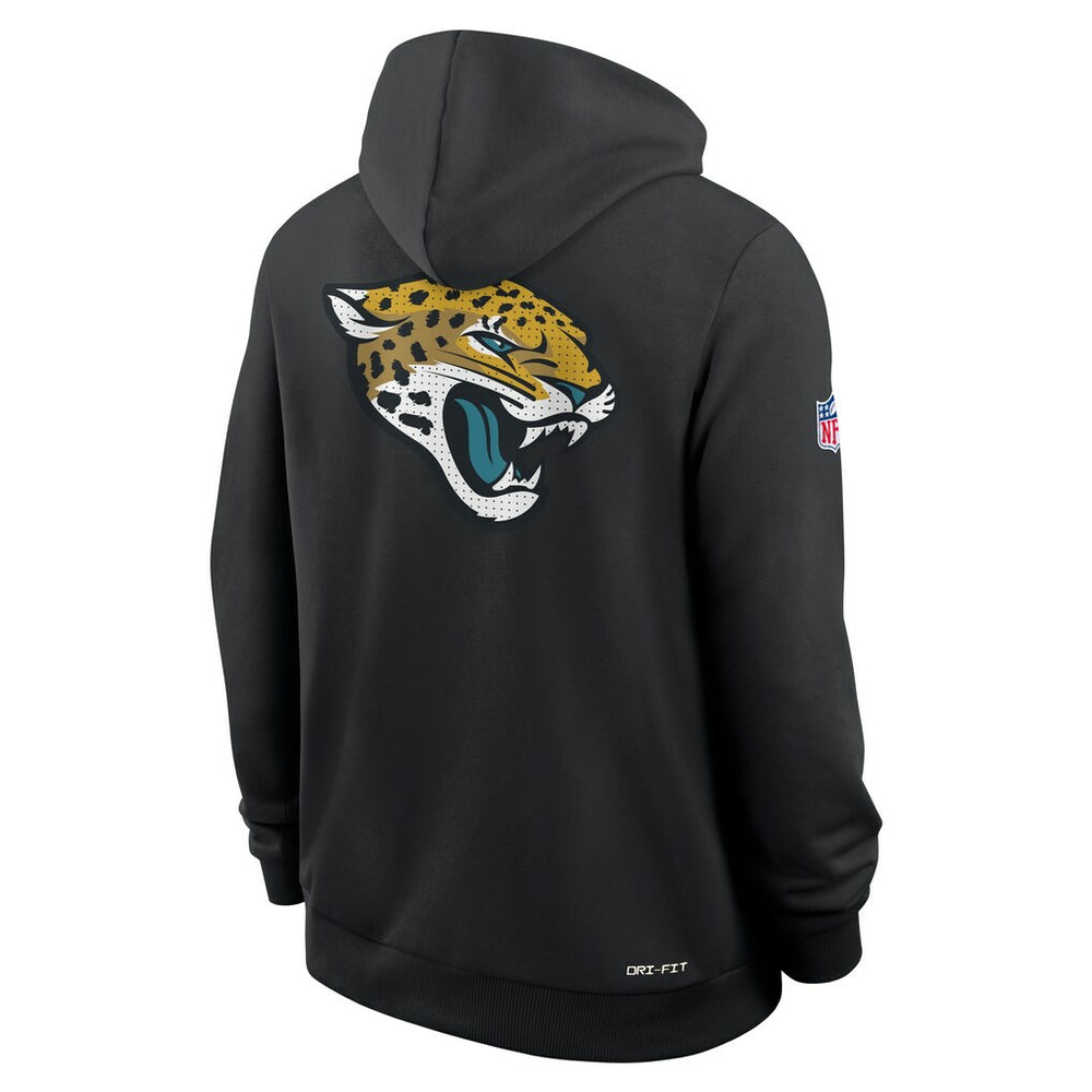 Jacksonville Jaguars Sideline Standard Issue Utility Player Dri-FIT Full-Zip Hoodie Black - Nike