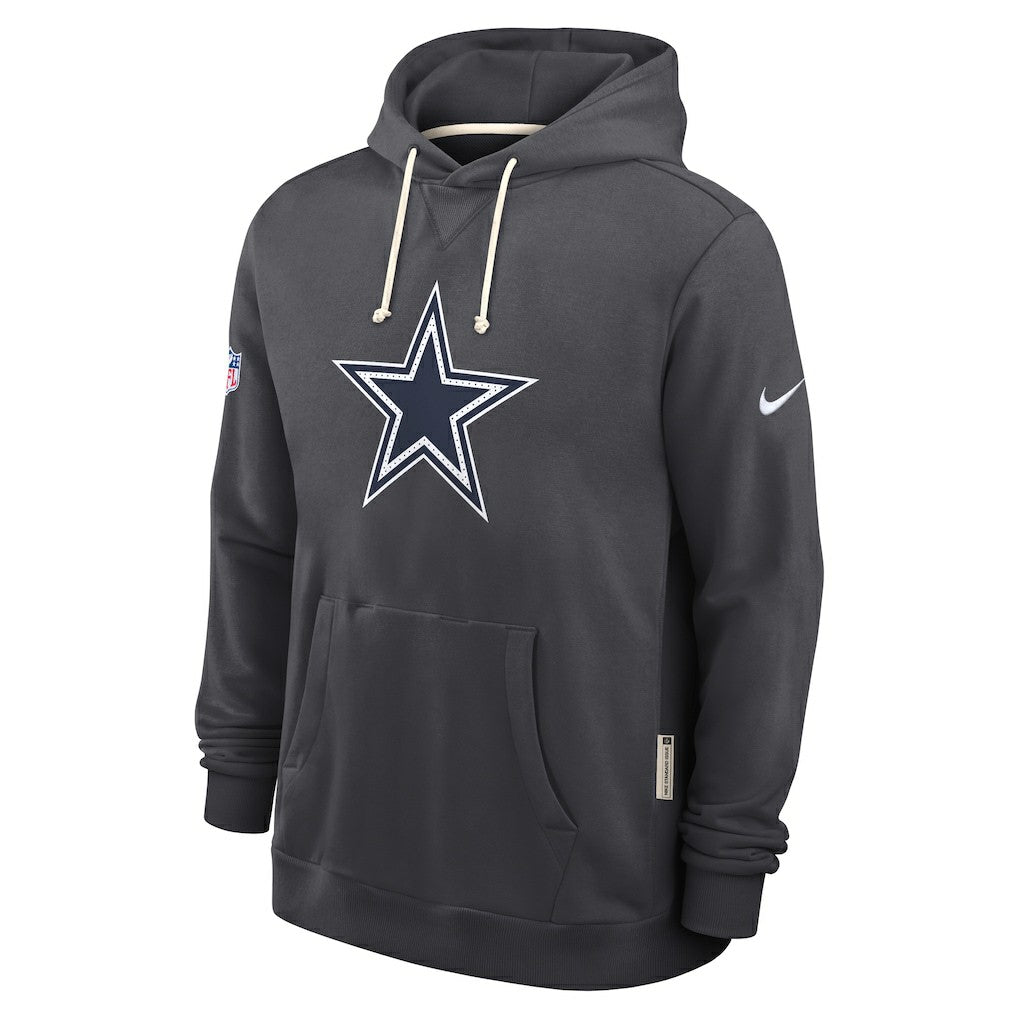 Dallas Cowboys Sideline Standard Issue Initial Home Dri-FIT Hoodie Anthracite - Nike