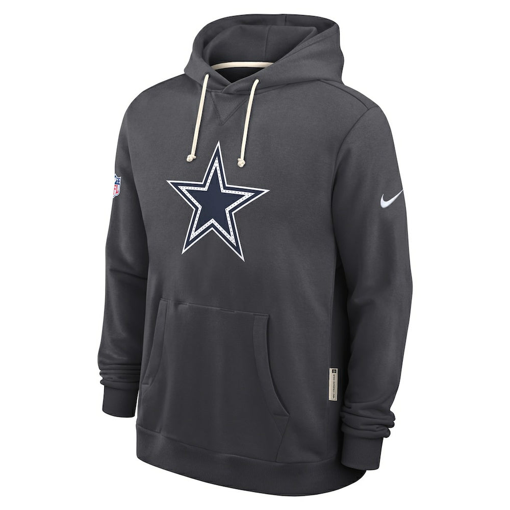 Dallas Cowboys Sideline Standard Issue Initial Home Dri-FIT Hoodie Anthracite - Nike