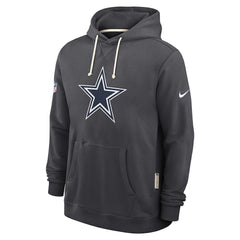 Dallas Cowboys Sideline Standard Issue Initial Home Dri-FIT Hoodie Anthracite - Nike