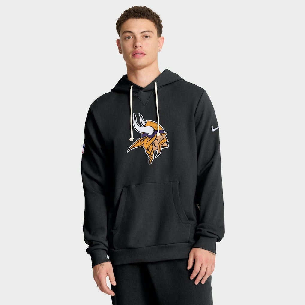 Minnesota Vikings Sideline Standard Issue Initial Home Dri-FIT Hoodie Black - Nike