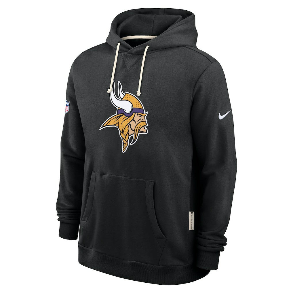 Minnesota Vikings Sideline Standard Issue Initial Home Dri-FIT Hoodie Black - Nike