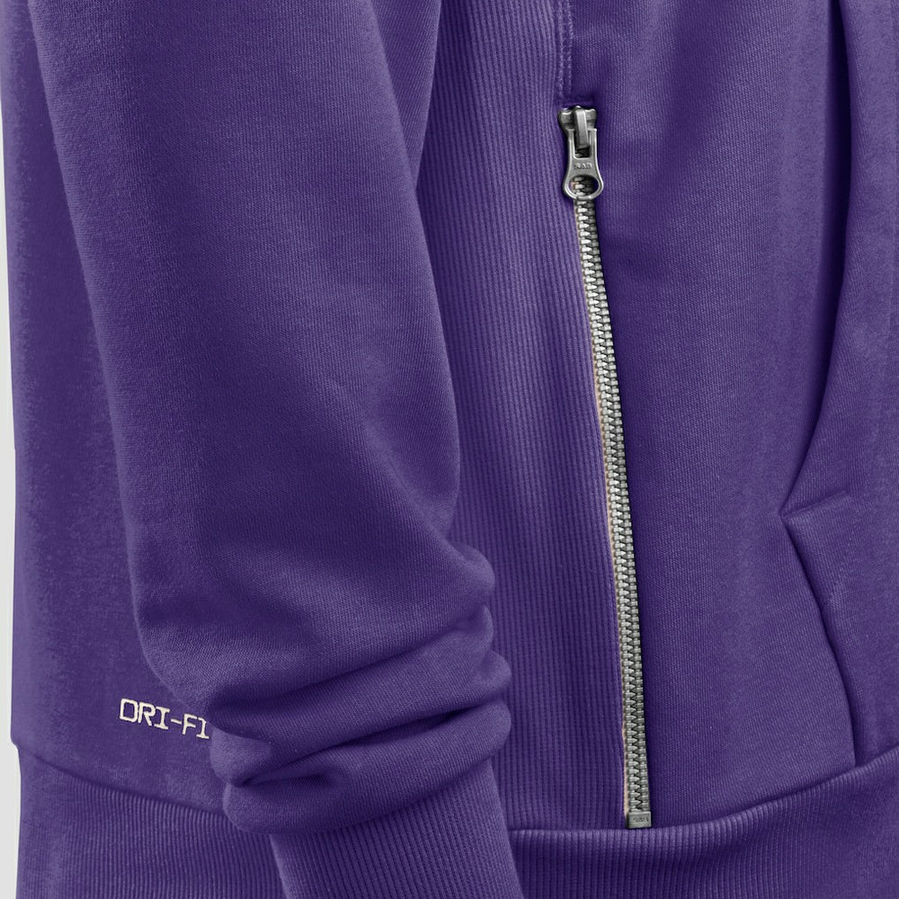 Minnesota Vikings Sideline Standard Issue Initial Home Dri-FIT Hoodie Purple - Nike