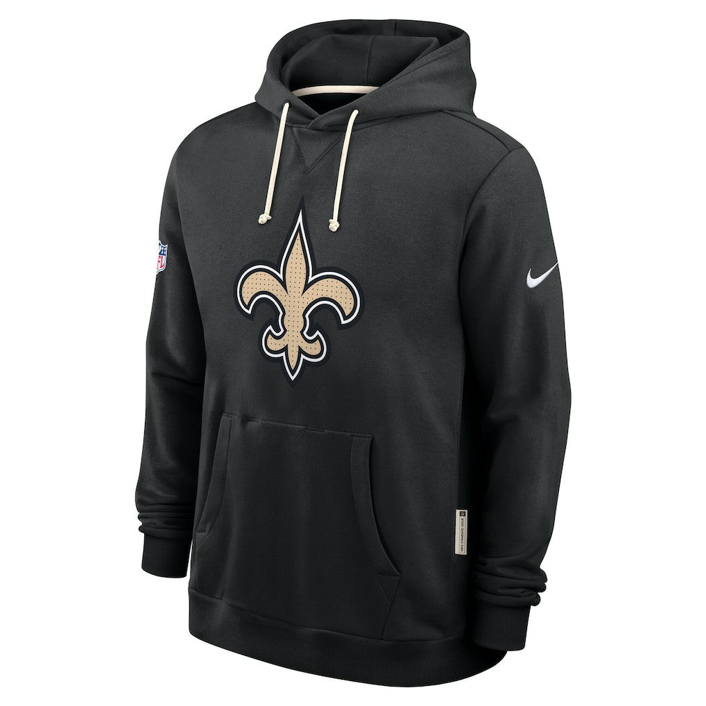 New Orleans Saints Sideline Standard Issue Initial Home Dri-FIT Hoodie Black - Nike