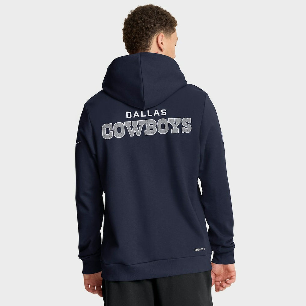 Dallas Cowboys Sideline Standard Issue Initial Home Dri-FIT Hoodie Navy - Nike