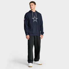 Dallas Cowboys Sideline Standard Issue Initial Home Dri-FIT Hoodie Navy - Nike