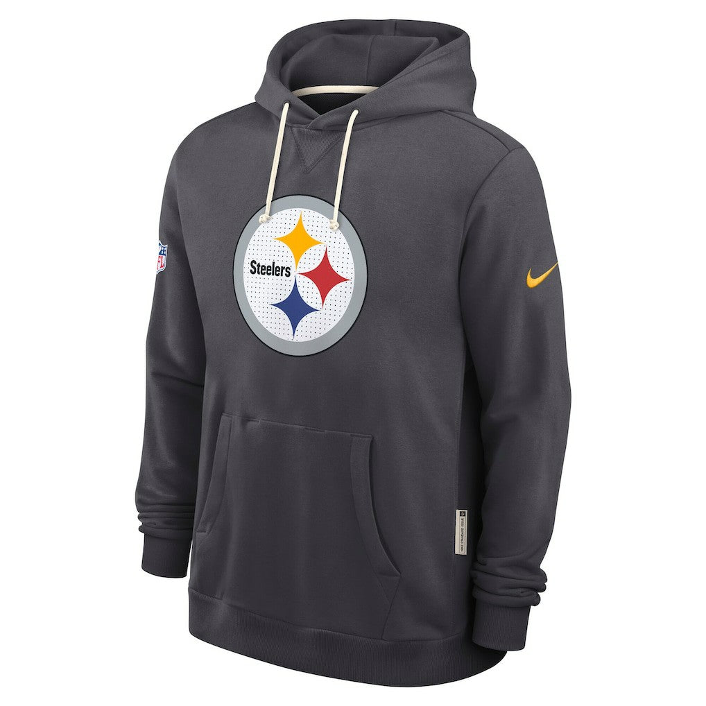 Pittsburgh Steelers Sideline Standard Issue Initial Home Dri-FIT Hoodie Anthracite - Nike