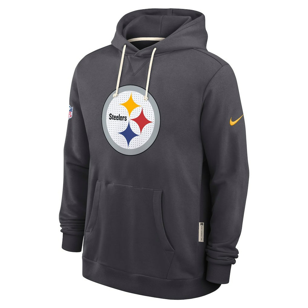 Pittsburgh Steelers Sideline Standard Issue Initial Home Dri-FIT Hoodie Anthracite - Nike